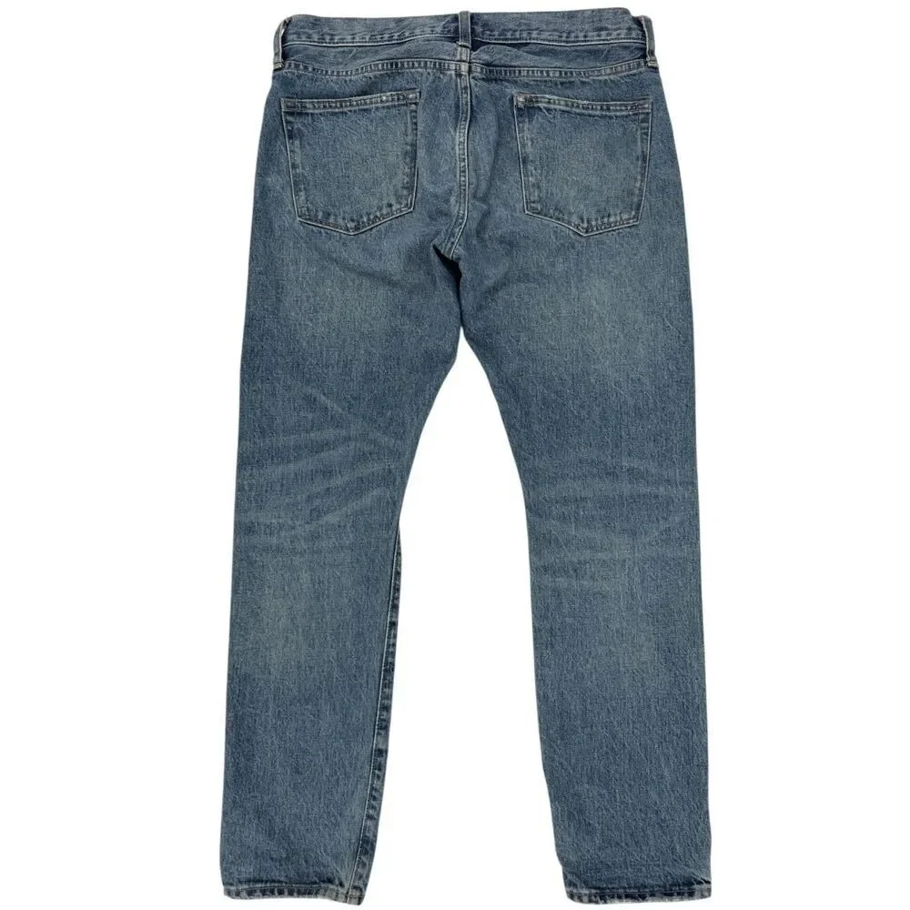 J. Crew Men's Selvedge 484 Slim Tapered Japanese Denim Jeans 33x32